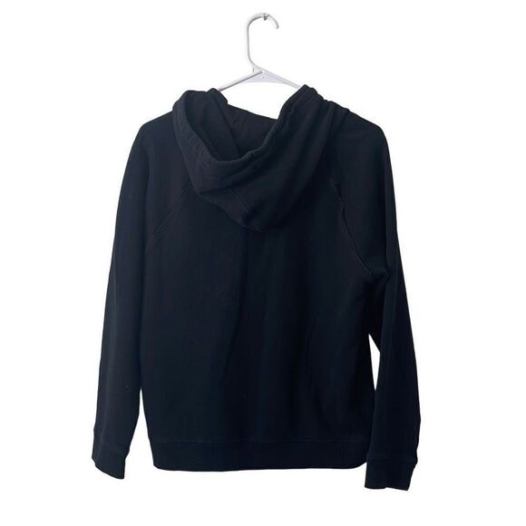 Tommy Hilfiger Women's Sports Hoodie Sweatshirt Kangaroo Pockets Black Medium - Picture 2 of 7